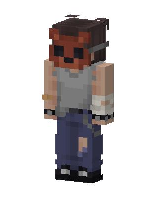 Freddy Mask Survivor skin, 3D preview