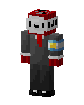 Gray Player Boy skin, 3D preview