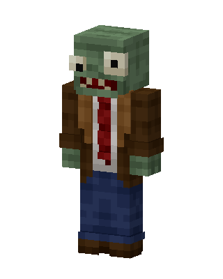 Basic Zombie skin, 3D preview