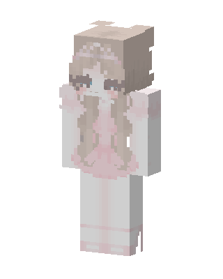Pink Princess skin, 3D preview