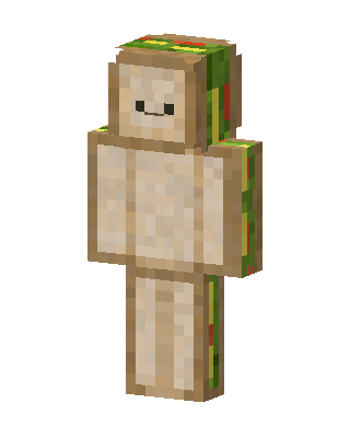 Brown Costume skin, 3D preview