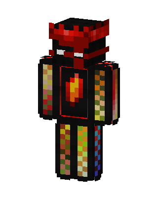 Black Hero Boy skin, 3D preview
