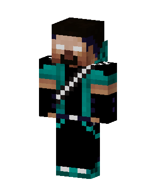 Herobrine Ninja Minecraft skin