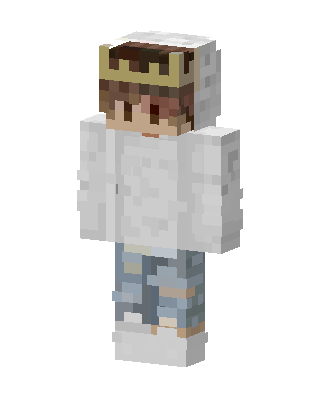 White Player Boy skin, 3D preview