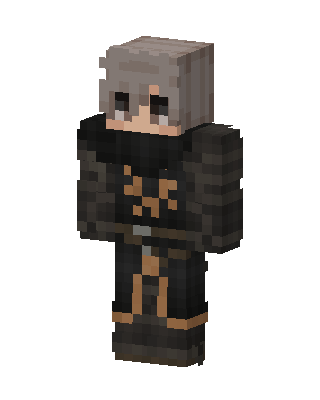 Dark Armored Knight skin, 3D preview