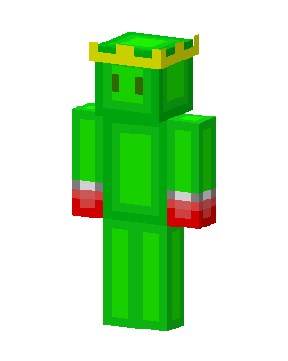 Green Royal skin, 3D preview