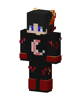 Crimson Flame skin, 3D preview
