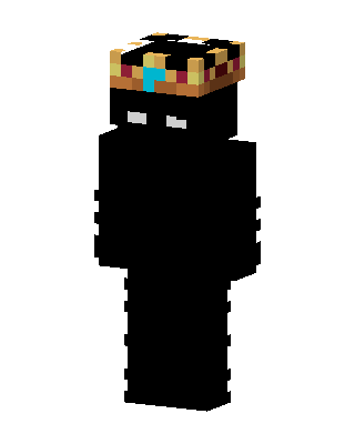 Crowned Enderman Minecraft skin