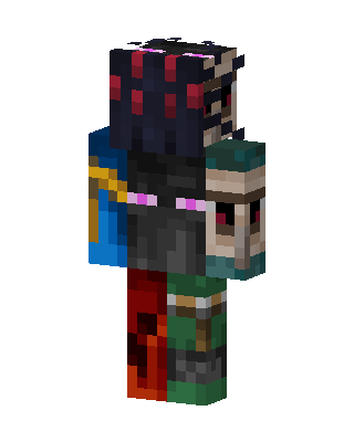 Mob Mashup skin, 3D preview