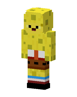 SpongeBob SquarePants Minecraft skin