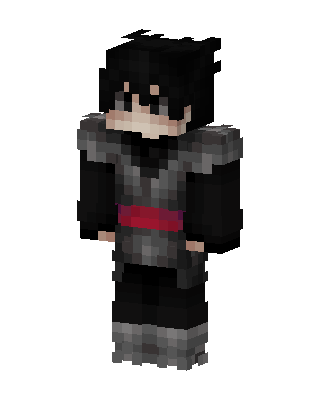 Dark Samurai skin, 3D preview