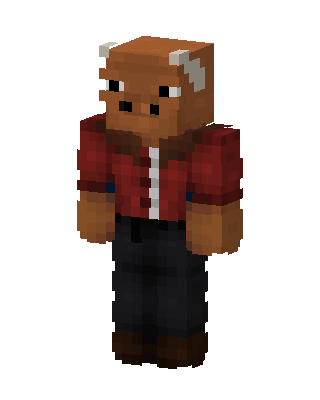 Red Player Boy Minecraft red skin
