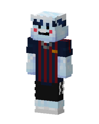 Frosty Barca Fan skin, 3D preview