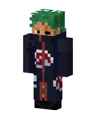 Zoro Akatsuki skin, 3D preview