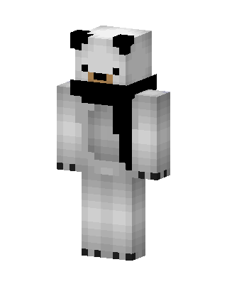 White Panda Minecraft skin