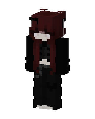 Crimson Goth skin, 3D preview