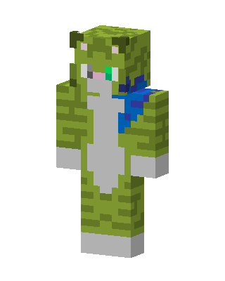 Green Gator skin, 3D preview