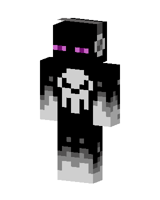 Black Glowing Villain Boy Minecraft skin