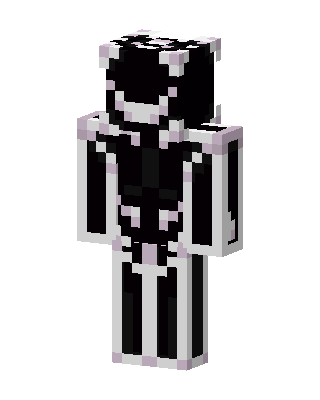 Black Villain skin, 3D preview