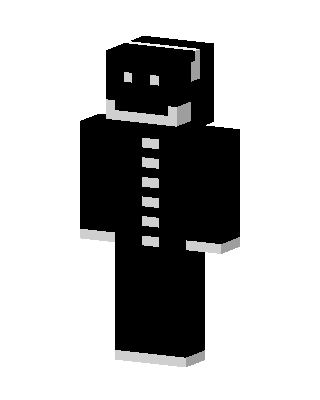 Black Suit Smiley skin, 3D preview