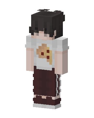 Pizza Tee Boy skin, 3D preview
