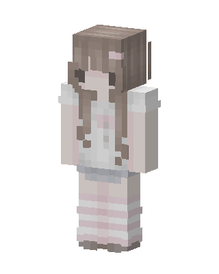 Pastel Pajama Girl skin, 3D preview