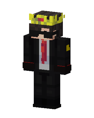 Crowned Businessman skin, 3D preview