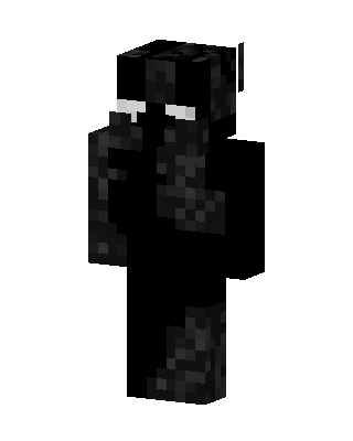 Black Ninja Boy skin, 3D preview