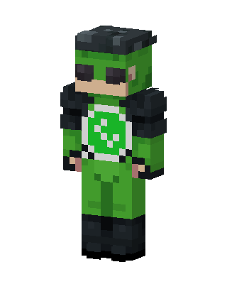 Green Tactical Agent skin, 3D preview