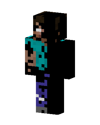 Shadow Steve skin, 3D preview