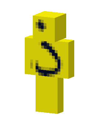 Smiley Emoji skin, 3D preview