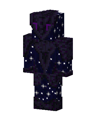 Starry Obsidian Knight skin, 3D preview