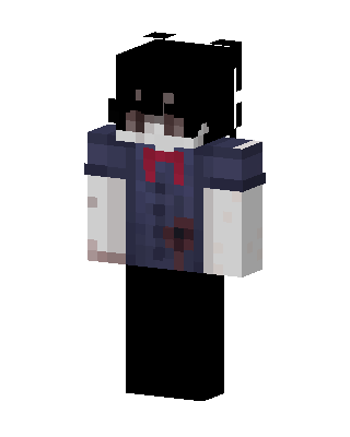 Black Student Boy Minecraft black skin