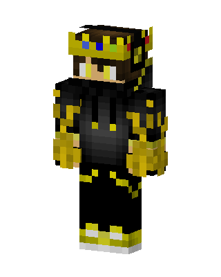 Golden King skin, 3D preview