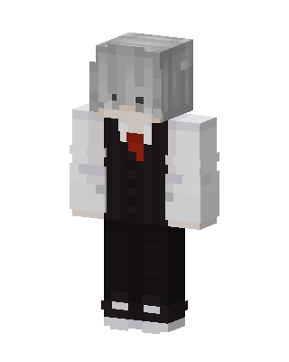 Silver Suit Boy skin, 3D preview