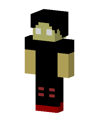Shadow Zombie skin, 3D preview