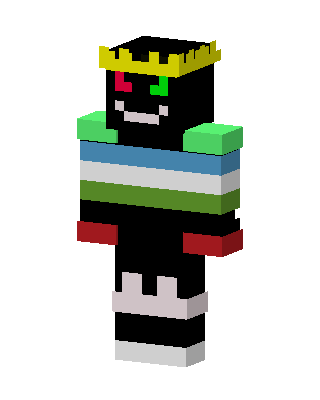 Black King skin, 3D preview