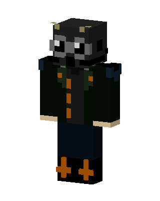 Black Hero Boy skin, 3D preview