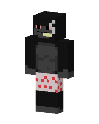 Gorilla Boxers skin, 3D preview