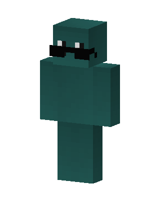 Teal Shades Minecraft skin