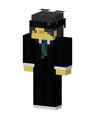 Penguin Gentleman skin, 3D preview
