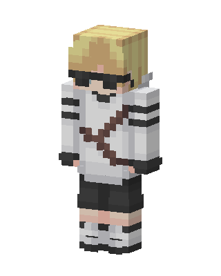 White Drip Girl Minecraft skin