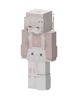 Bunny Cozy Girl Minecraft skin