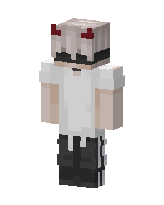 Demon Horn Boy skin, 3D preview
