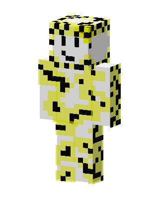 Spotted Smiley skin, 3D preview