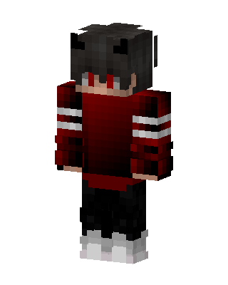 Red Athlete Boy skin, 3D preview