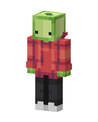 Melon Head skin, 3D preview