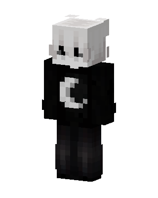 Moon Hoodie skin, 3D preview