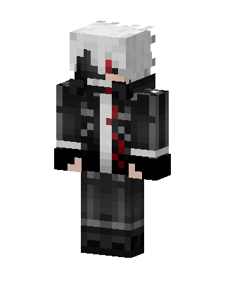 Ken Kaneki Minecraft skin