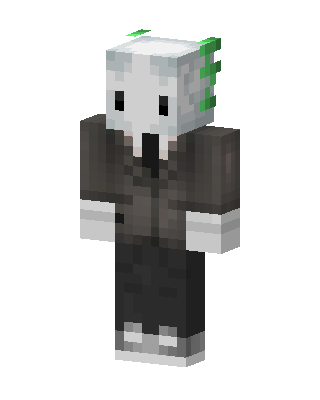 Black Masked Villain skin, 3D preview